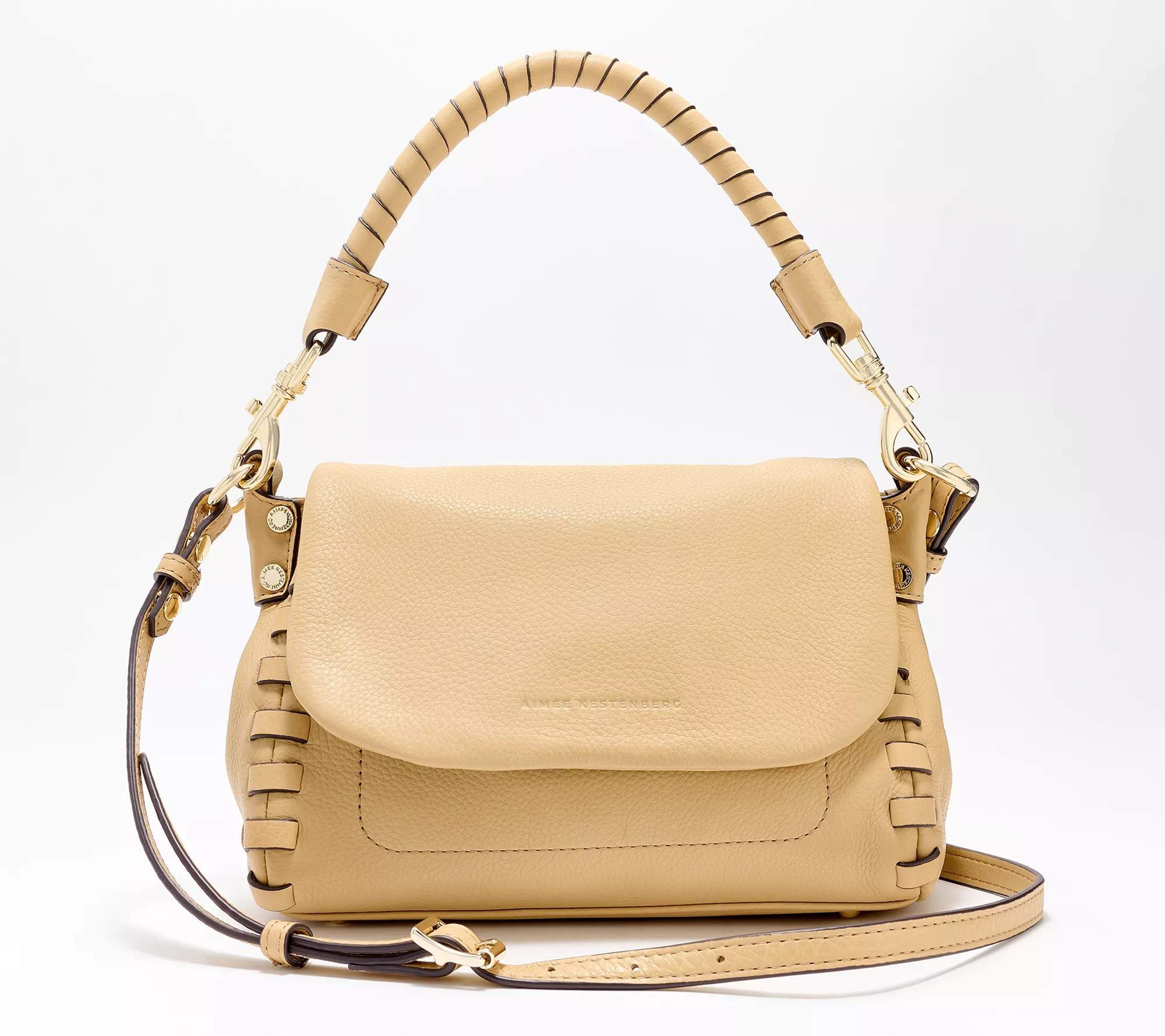 "As Is" Aimee Kestenberg Riviera Leather Crossbody