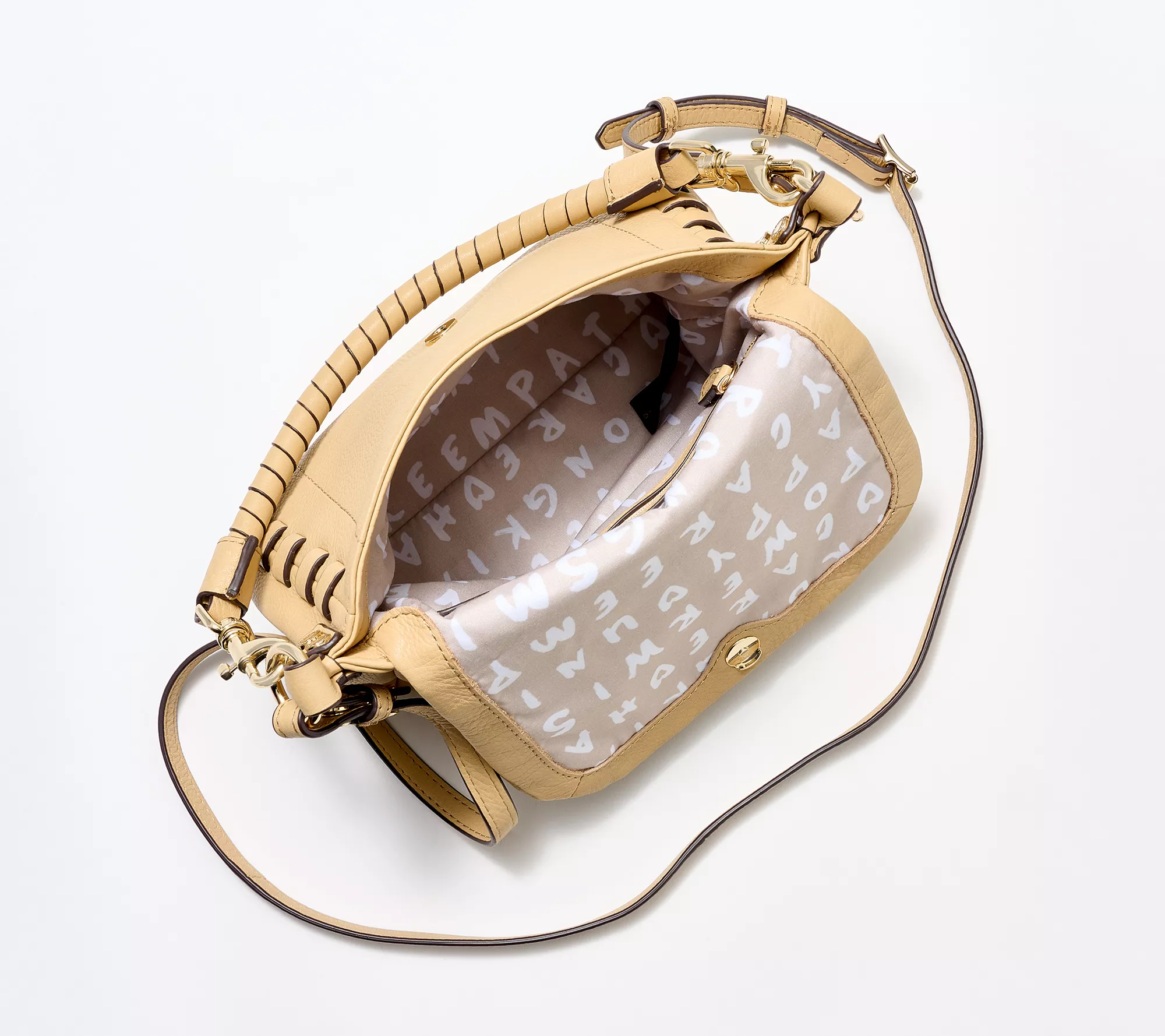 "As Is" Aimee Kestenberg Riviera Leather Crossbody