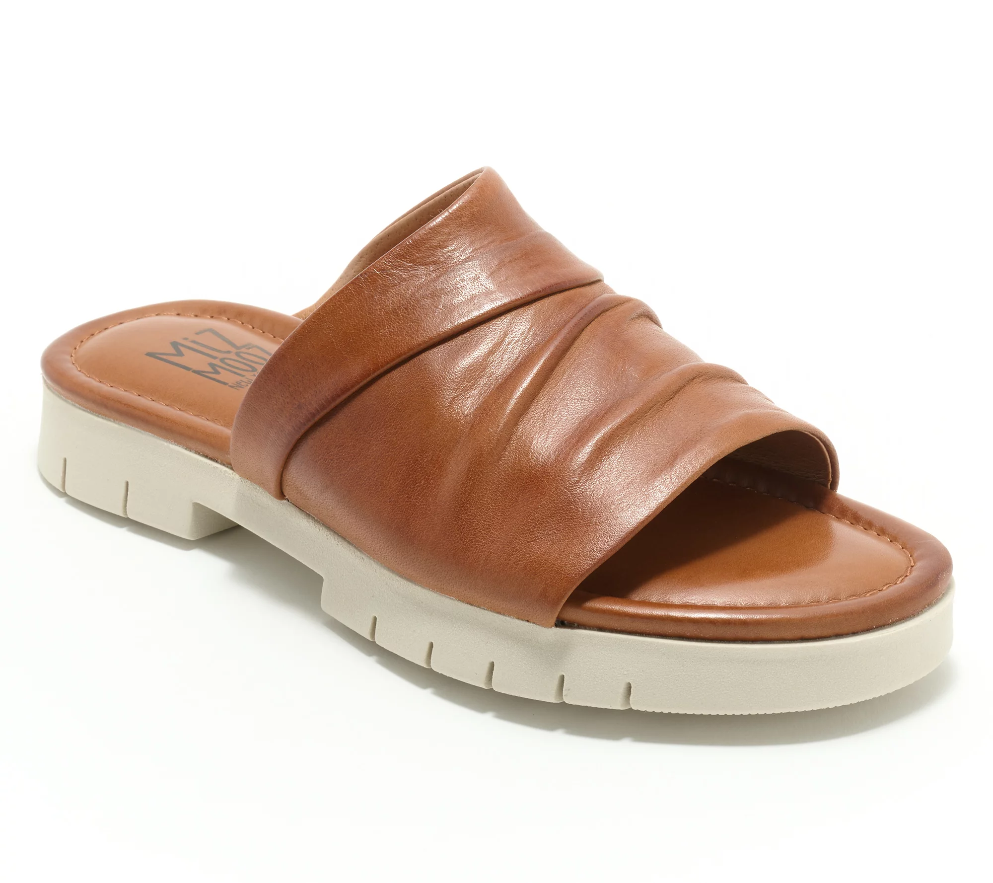 "As Is" Miz Mooz Leather Slide Sandals- Claribel