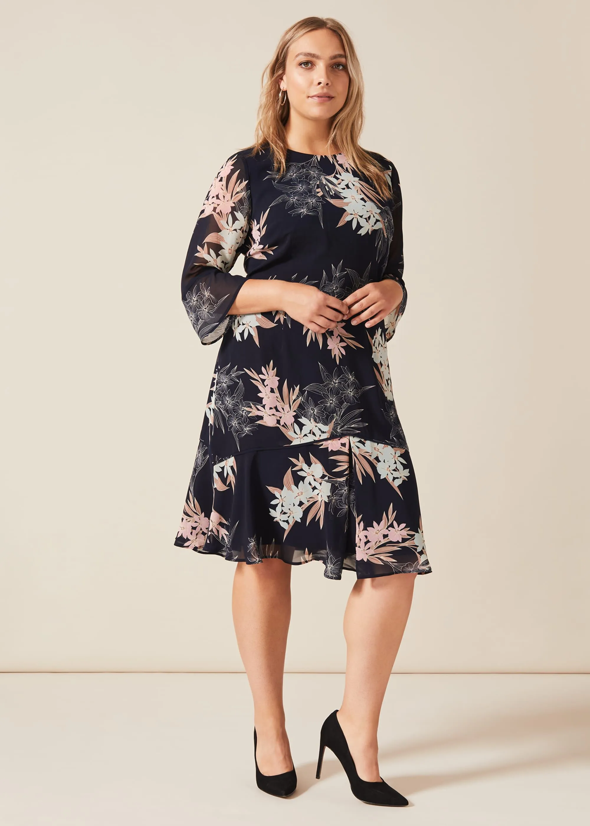 Aimee Printed Dress