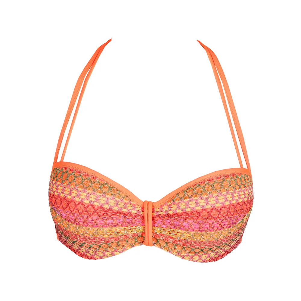 Almoshi Juicy Pink Padded Balcony Bikini Top