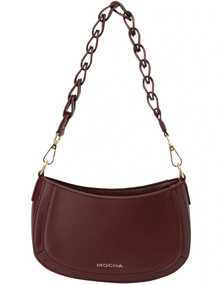 Avery Shoulder Bag in Chocolate