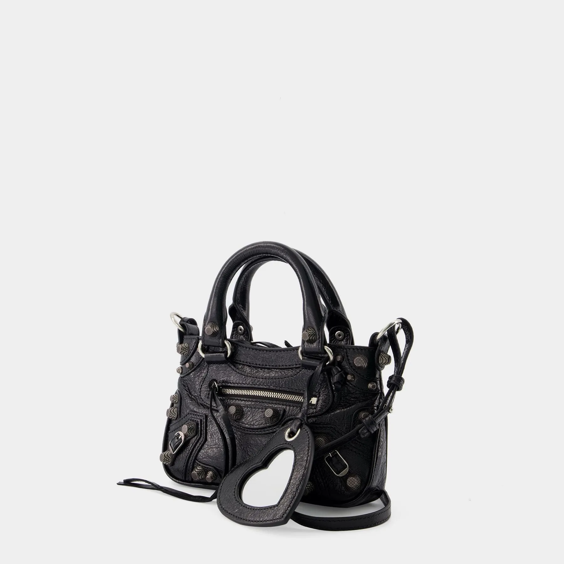 Balenciaga  Neo Cagole Tote Mini Crossbody - Balenciaga - Leather - Black