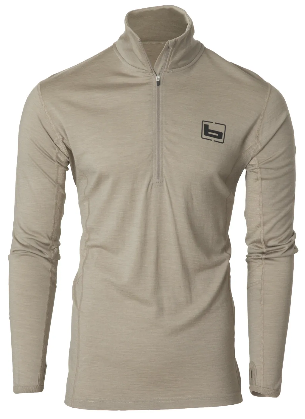 Banded Base Merino Wool 1/4 Zip Pullover