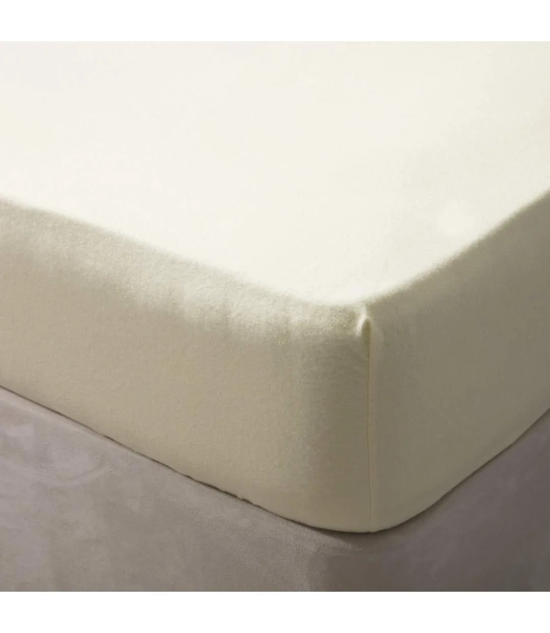 Belledorm Jersey Cotton Deep Fitted Sheet (Ivory) - UTBM151