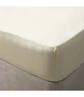 Belledorm Jersey Cotton Deep Fitted Sheet (Ivory) - UTBM151