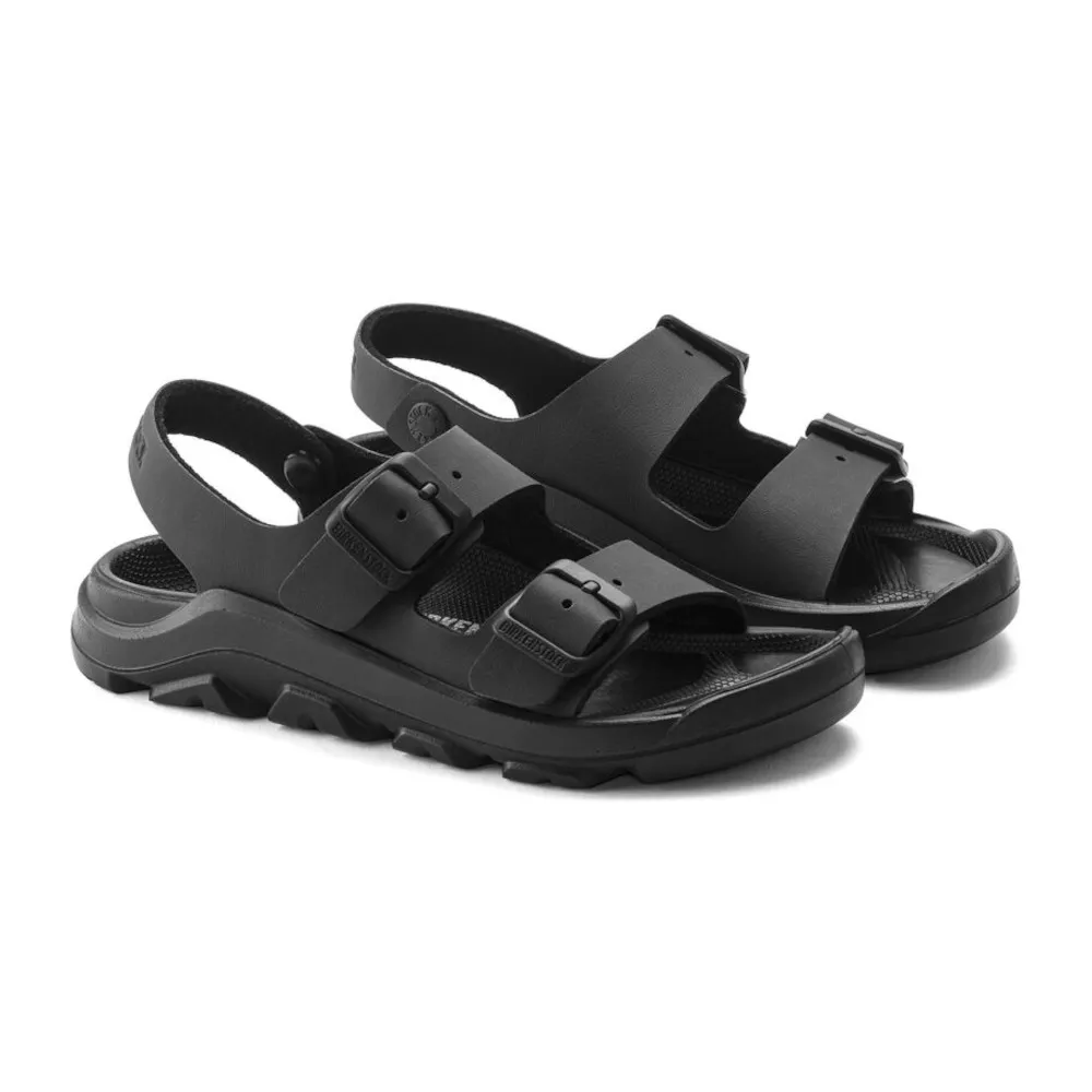 Birkenstock Mogami Black Birko-Flor Kid’s Sandals (Narrow)