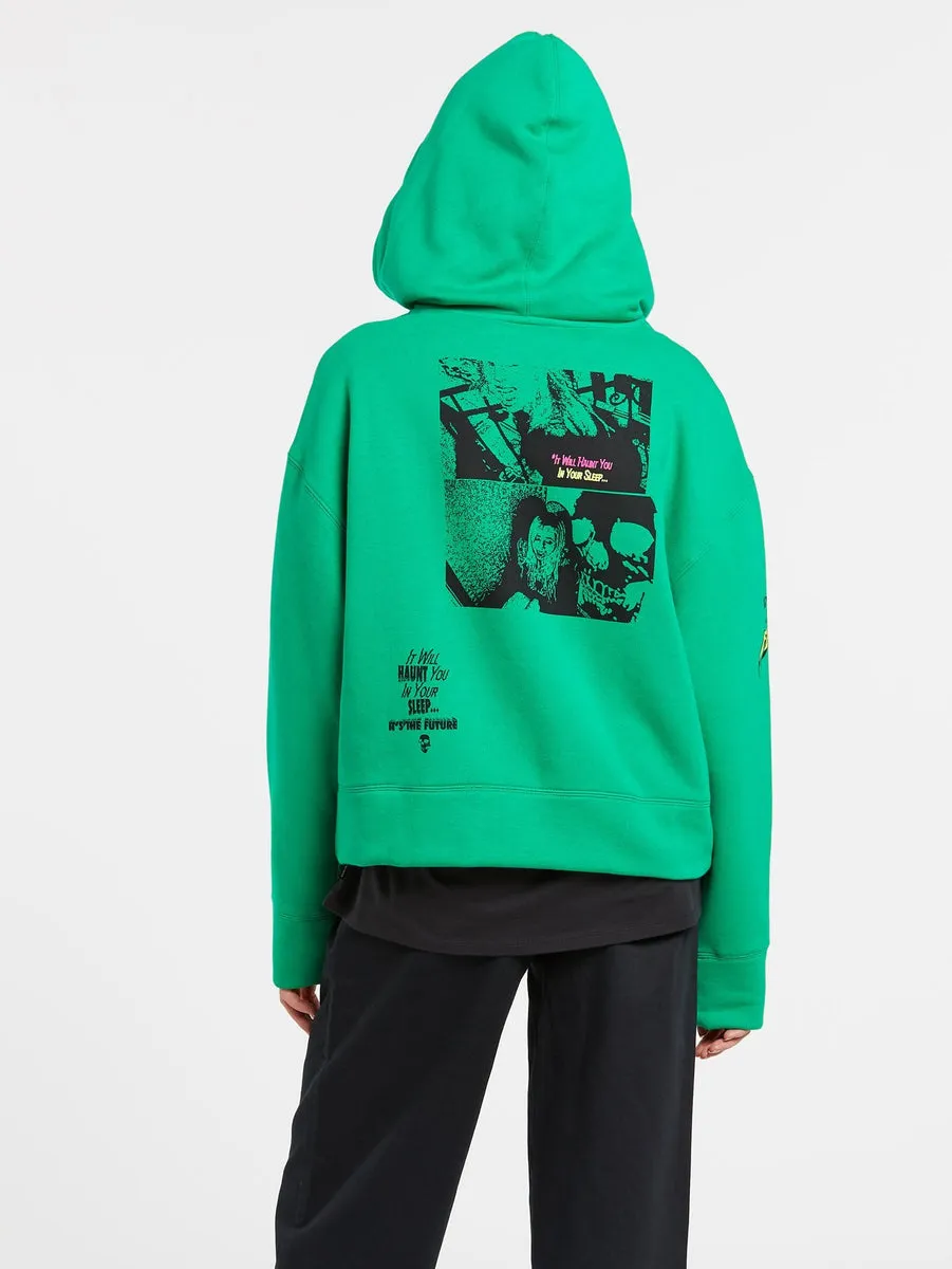 Bits Of Brain Hoodie - SCAROMATIC GREEN