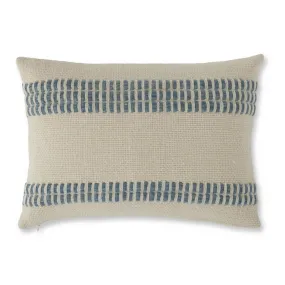 Blue & White Lumbar Pillow