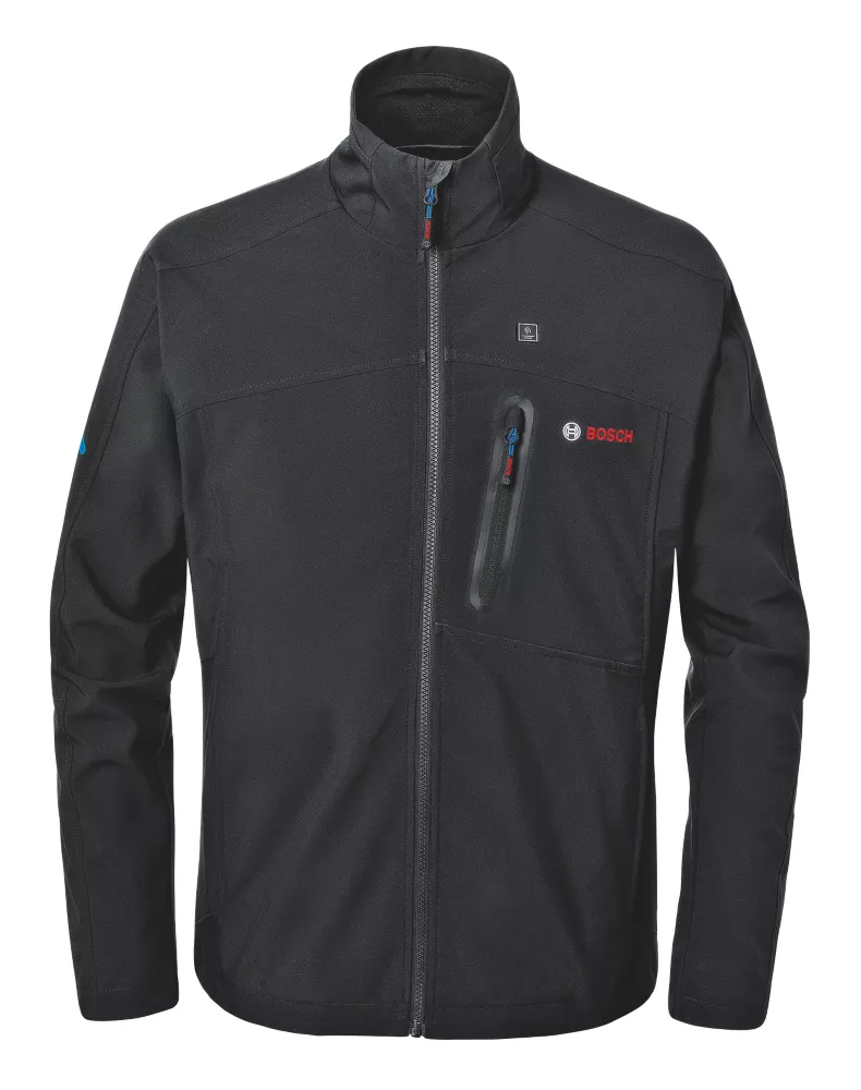 Bosch GHJ 12+18V XA 12 / 18V Li-Ion Airstream Heated Jacket Black Medium 39 1/4" Chest - Bare - Screwfix