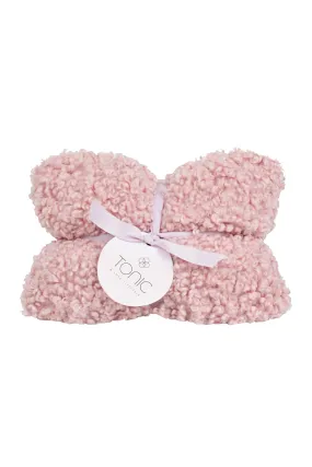 Boucle Heat Pillow Rose Quartz