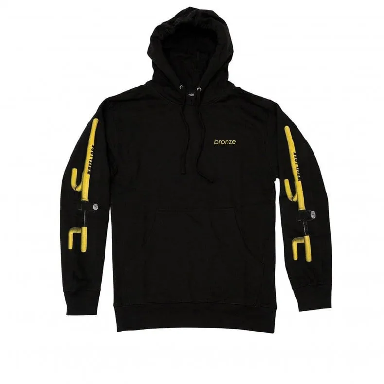 Bronze 56k The Club Pullover Hooded Sweatshirt (Black)