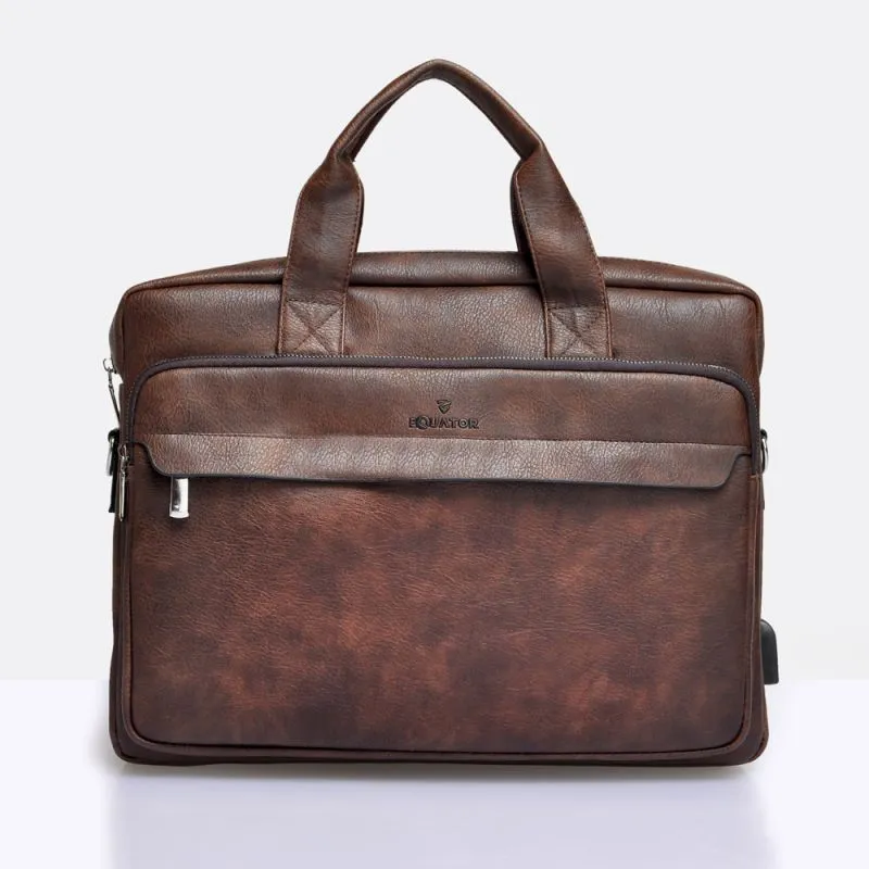 Brown Laptop Bag