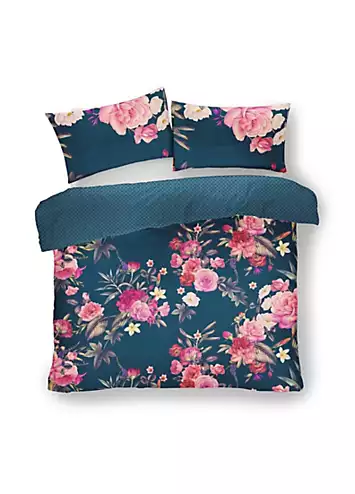 Buy One Get One Free - Gaveno Cavailia Flora Teal Duvet Cover Set | Kaleidoscope