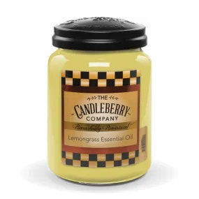 Candleberry Candles | Lemongrass Essential Oil Candle | Best Candles on the Market | Hand Poured in The USA | Highly Scented & L