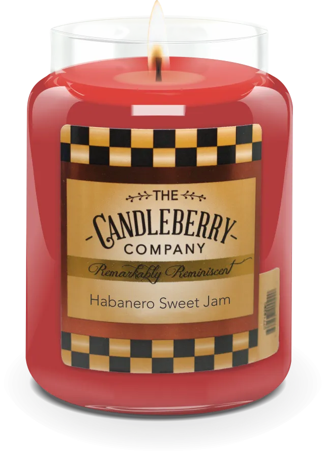 Candleberry Candles | Sweet Habanero Jam Candle | Best Candles on The Market | Hand Poured in The USA | Highly Scented & Long La