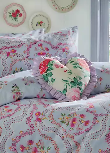 Cath Kidston Affinity Floral 100% Cotton Percale 180 Thread Count Duvet Cover Set | Kaleidoscope