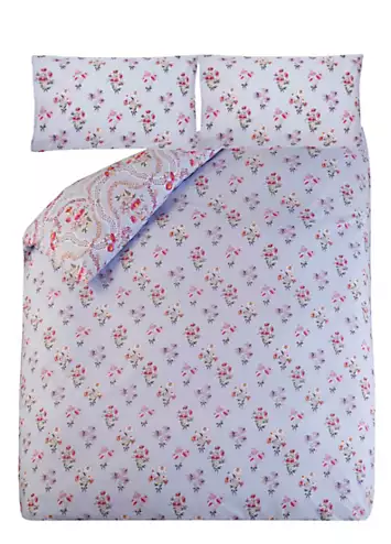 Cath Kidston Affinity Floral 100% Cotton Percale 180 Thread Count Duvet Cover Set | Kaleidoscope