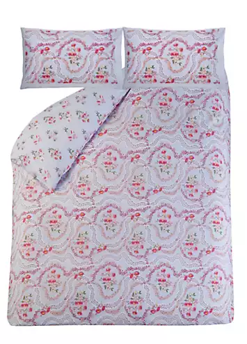 Cath Kidston Affinity Floral 100% Cotton Percale 180 Thread Count Duvet Cover Set | Kaleidoscope