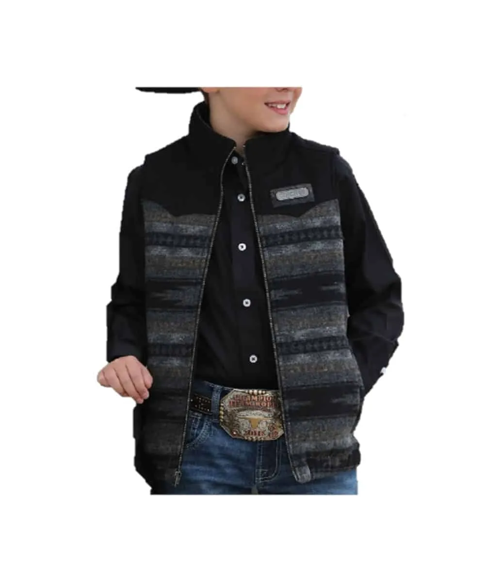 Cinch Boys' Wooly Blanket Vest