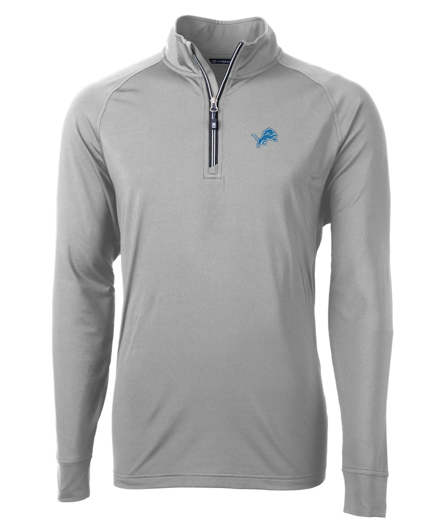 Cutter & Buck Detroit Lions Long Sleeve Quarter-Zip Pullover