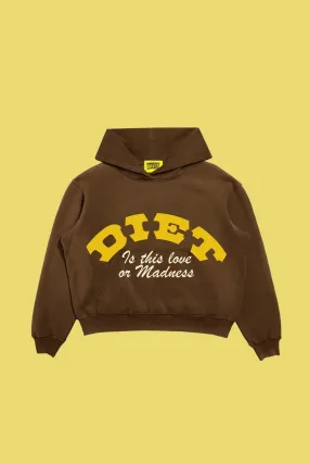 Diet Starts Monday Madness Hoodie - Brown