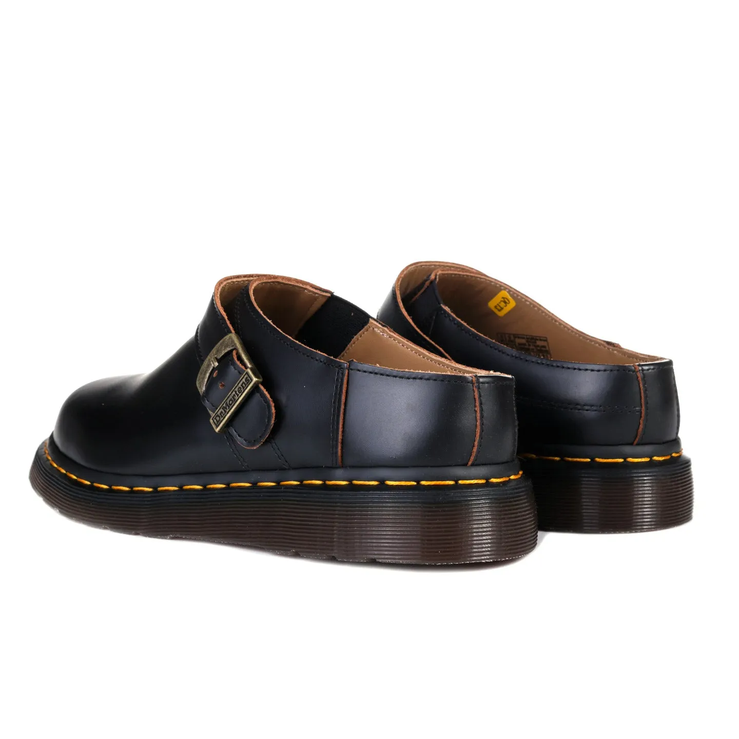 DR. MARTENS ARCHIVE MULE BLACK VINTAGE SMOOTH