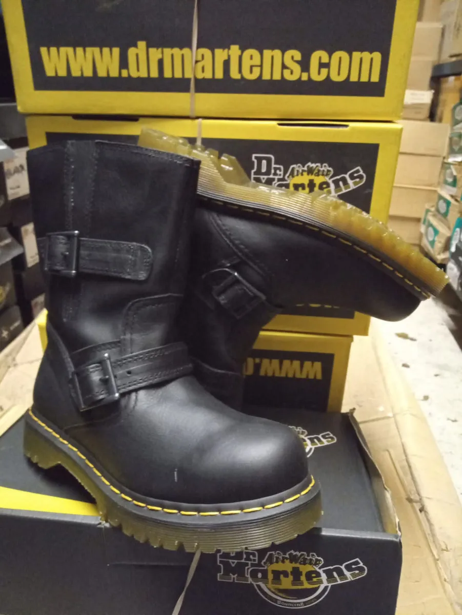 DR MARTENS - BLACK BIKER (2B63)