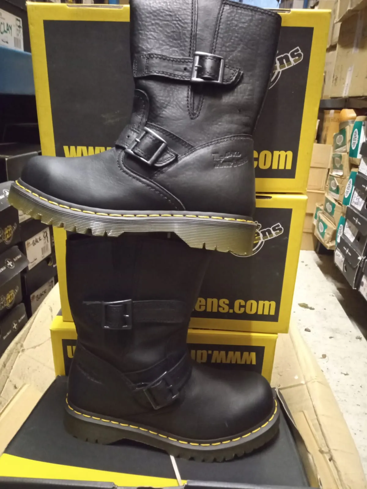 DR MARTENS - BLACK BIKER (2B63)