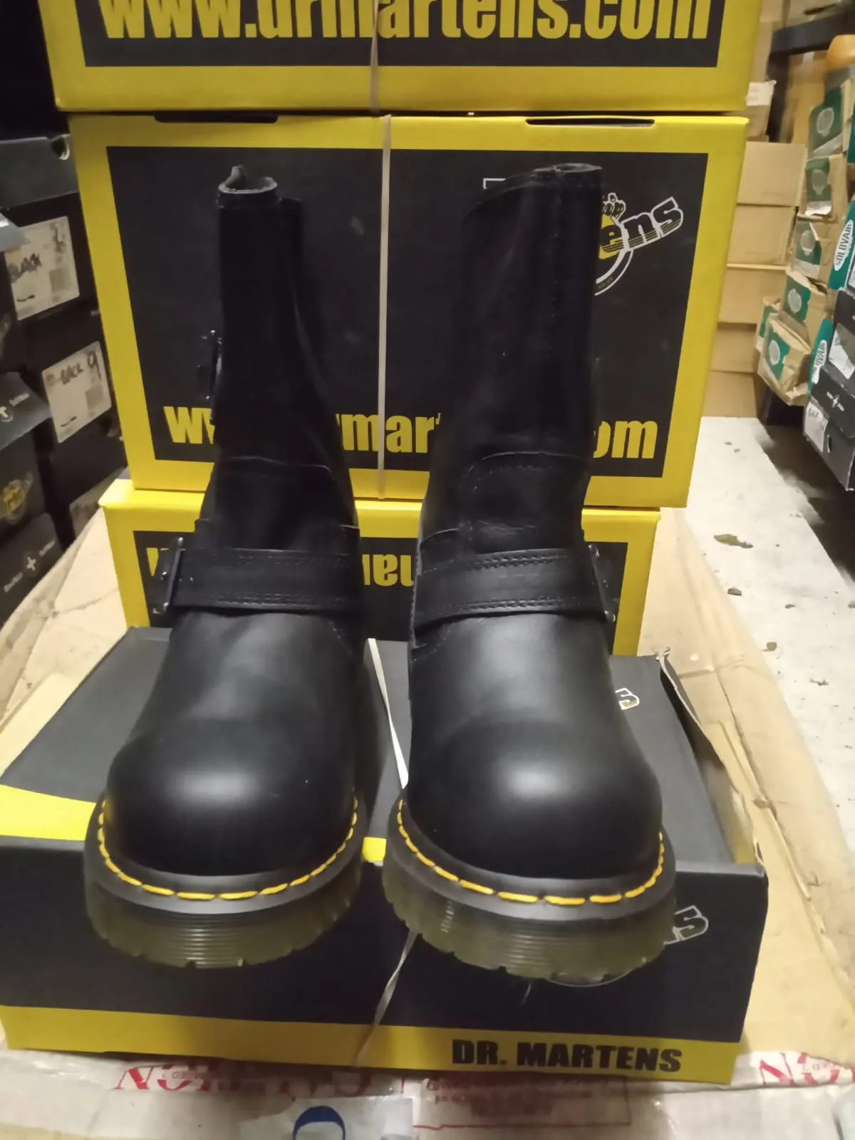 DR MARTENS - BLACK BIKER (2B63)