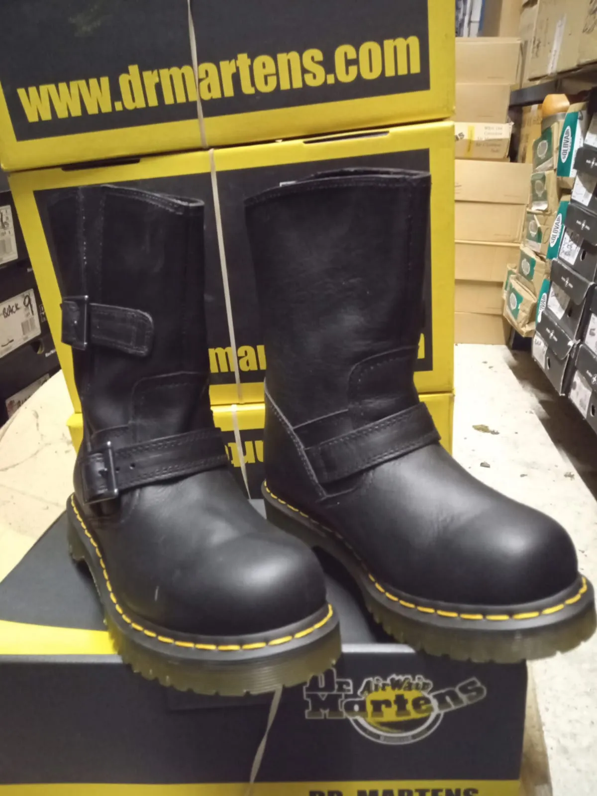 DR MARTENS - BLACK BIKER (2B63)