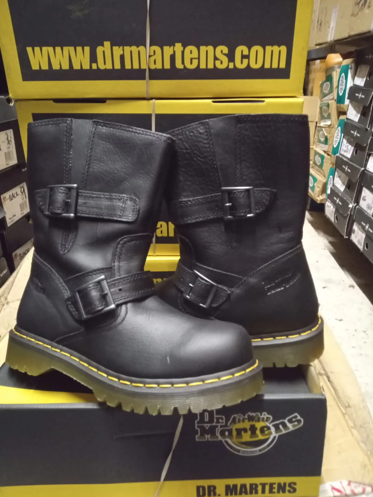 DR MARTENS - BLACK BIKER (2B63)