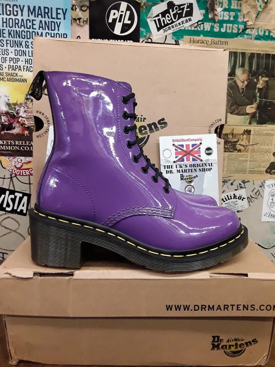 Dr Martens Clemency Purple Patent Various Sizes