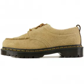 Dr. Martens Lowell 4-Eye Moc Toe Shoe - Tan Suede