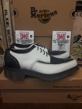 Dr Martens Made in England Winkle Pickers Two Tone Black and White Size 8