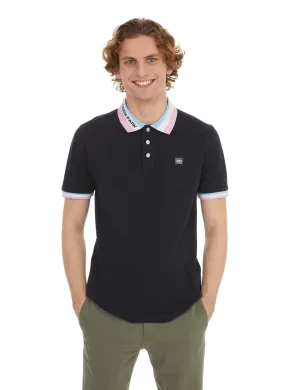 Eden park  Cotton polo shirt  - Blue