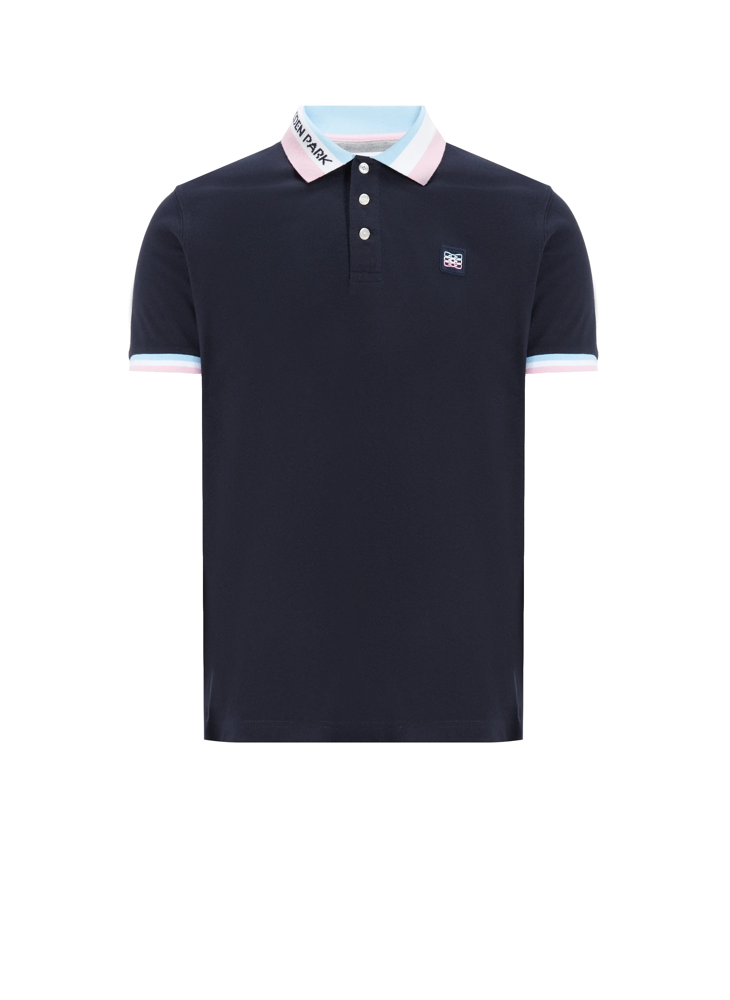 Eden park  Cotton polo shirt  - Blue