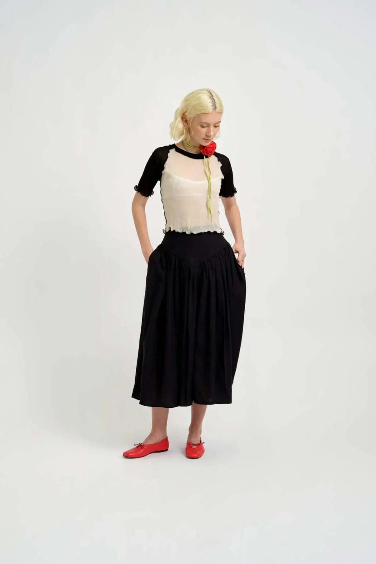 Eliza FaulknerLucille Skirt - Black