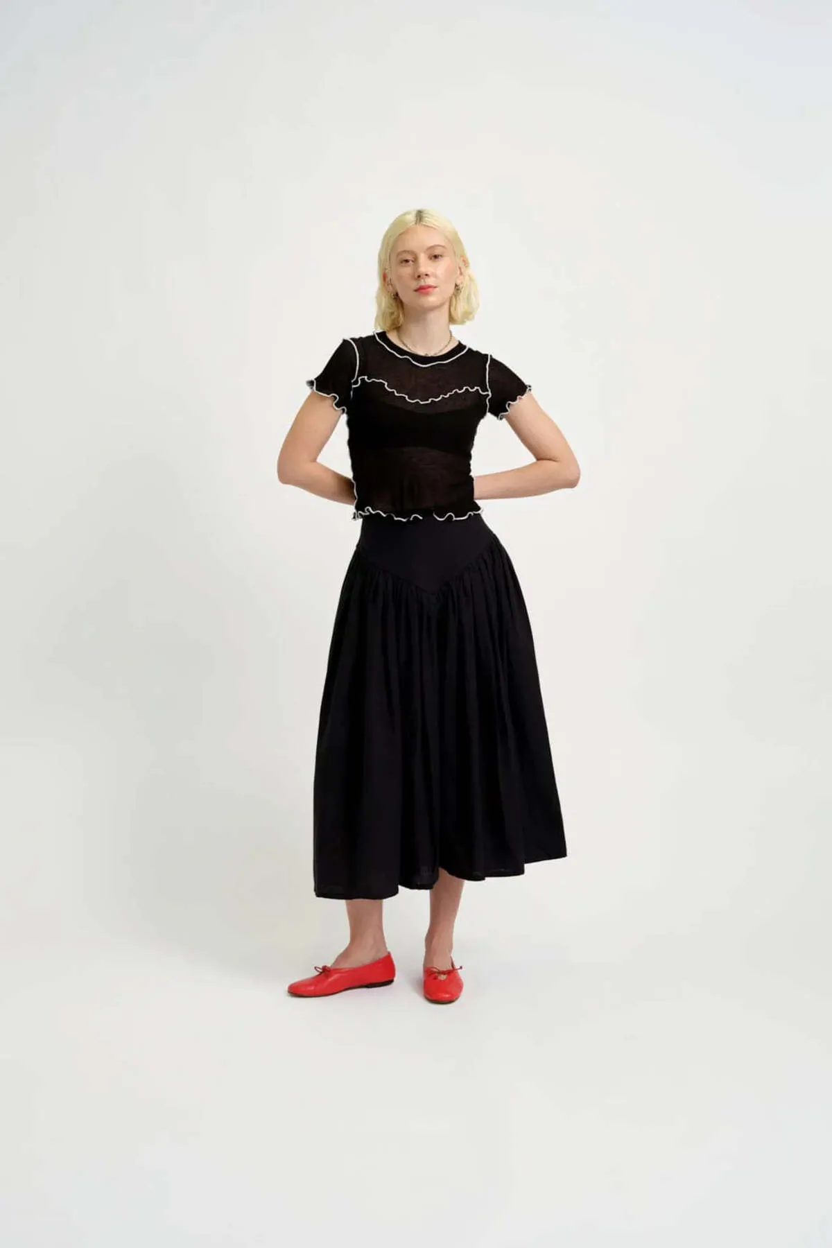 Eliza FaulknerLucille Skirt - Black