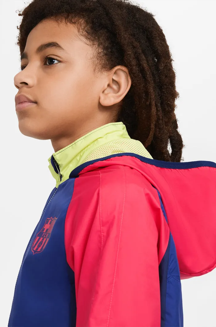 FC Barcelona training windbreaker - Junior