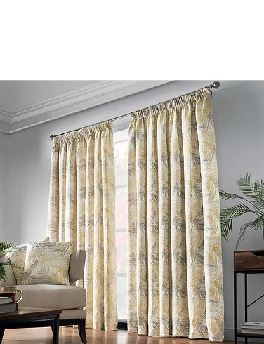 Fiji Lined Heavyweight Jacquard Curtains