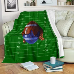 Football Field Paintball Premium Blanket