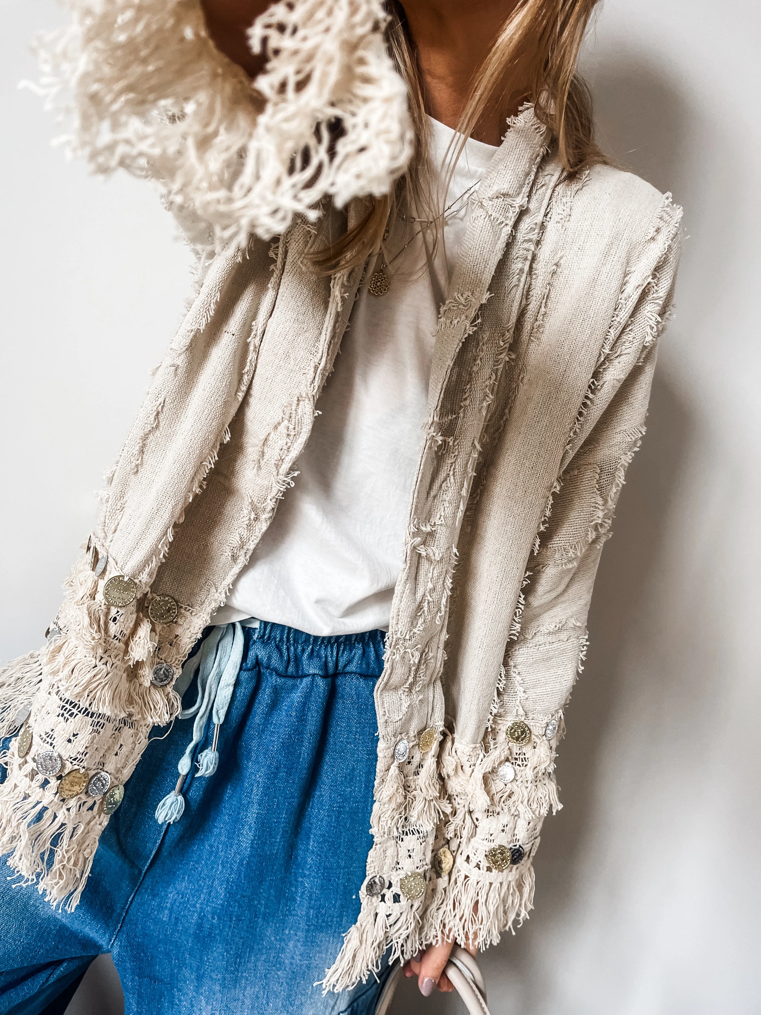 Frayed Boho Jacket