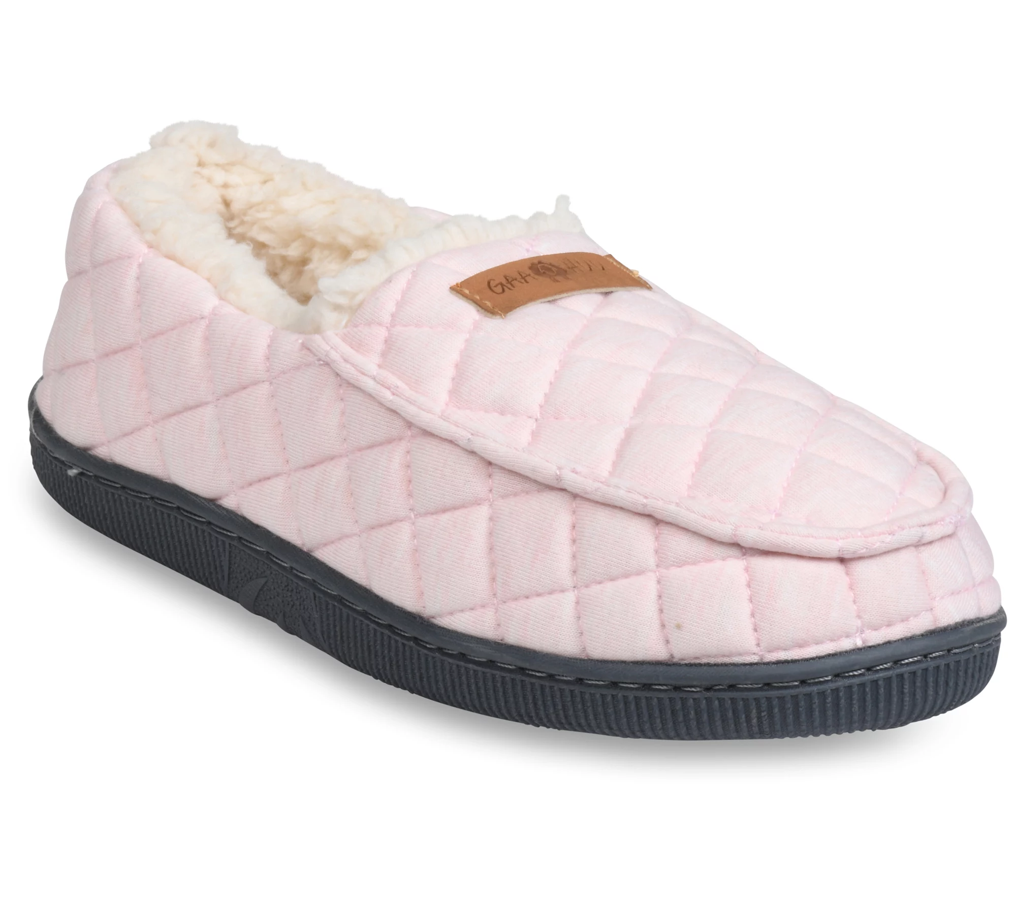 Gaahuu Women's Jersey Quilt Moccasin Slipper