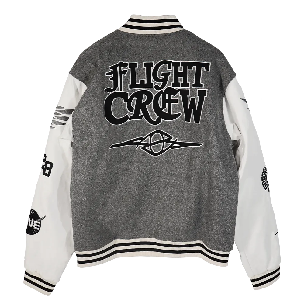 Grey Varsity Jacket