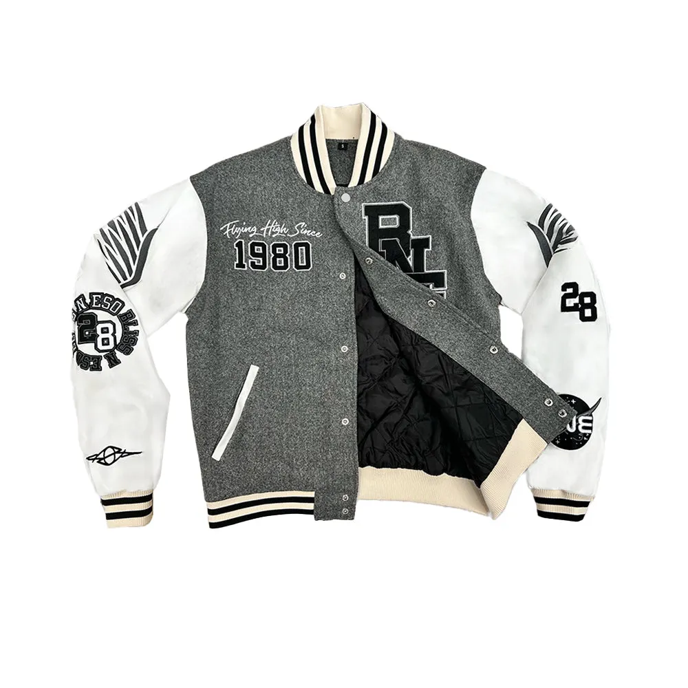 Grey Varsity Jacket