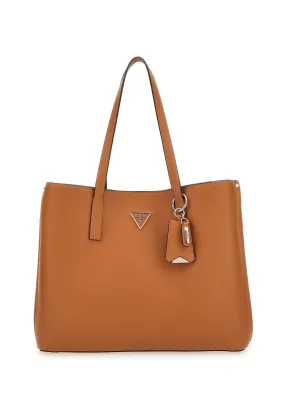 GUESS Meridian Borsa Girlfriend Tote Donna Marrone Cognac BG877823