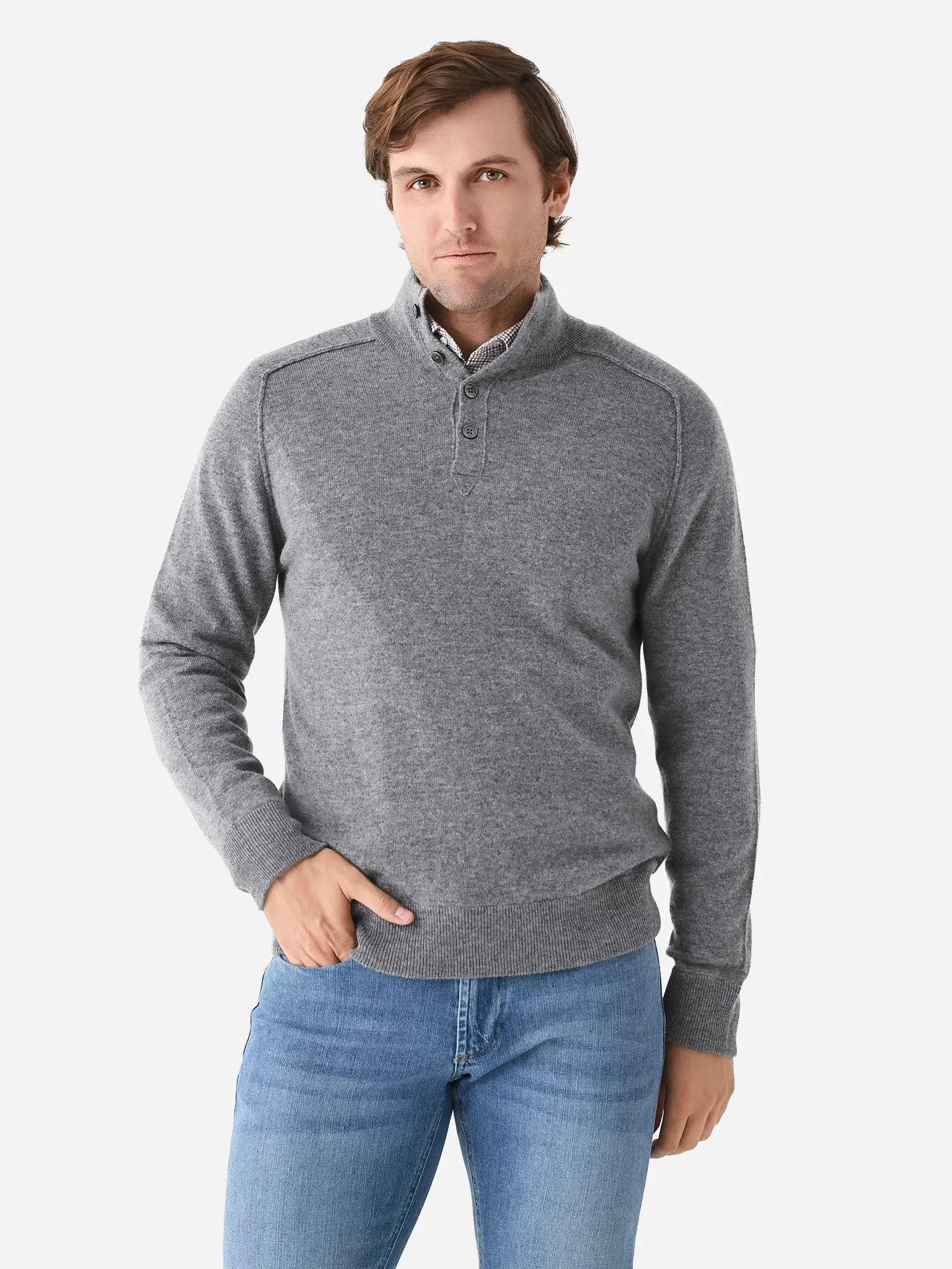     HARTFORD  Men's High Neck Pullover    