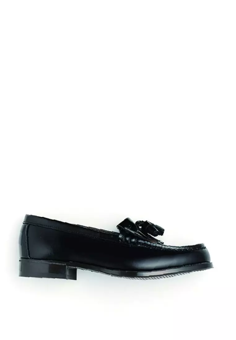 HARUTA HARUTA Quilt & Tassel Loafer-4515 BLACK