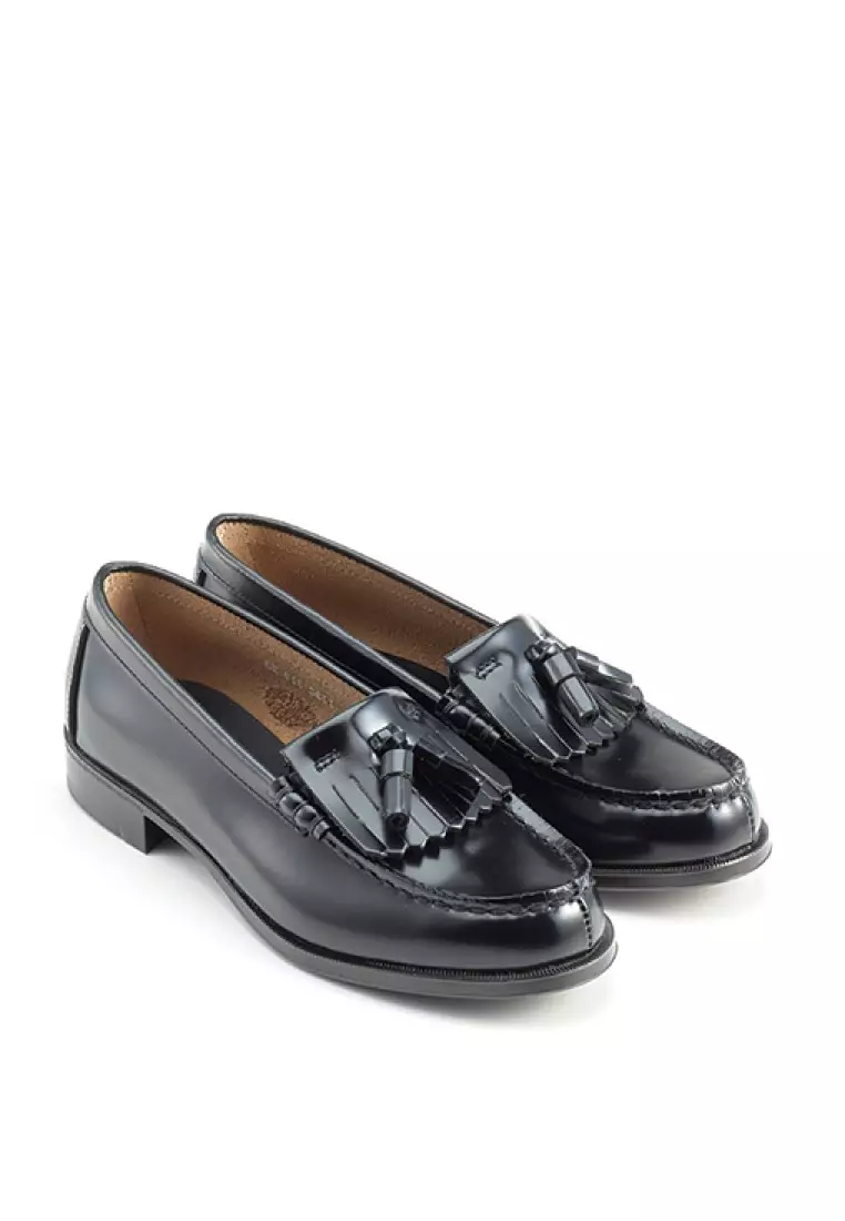 HARUTA HARUTA Quilt & Tassel Loafer-4515 BLACK